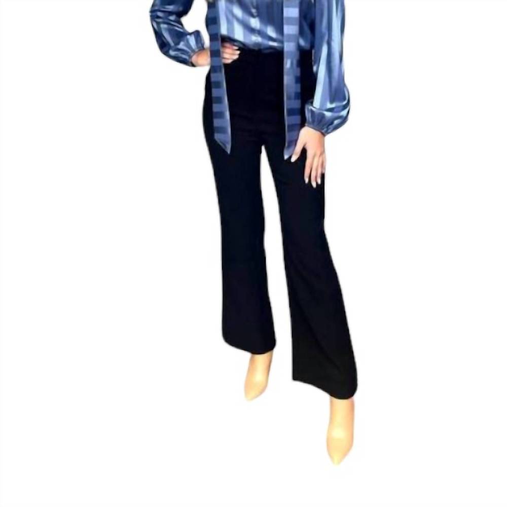 NEW LUCY PARIS bjork flare pant in black